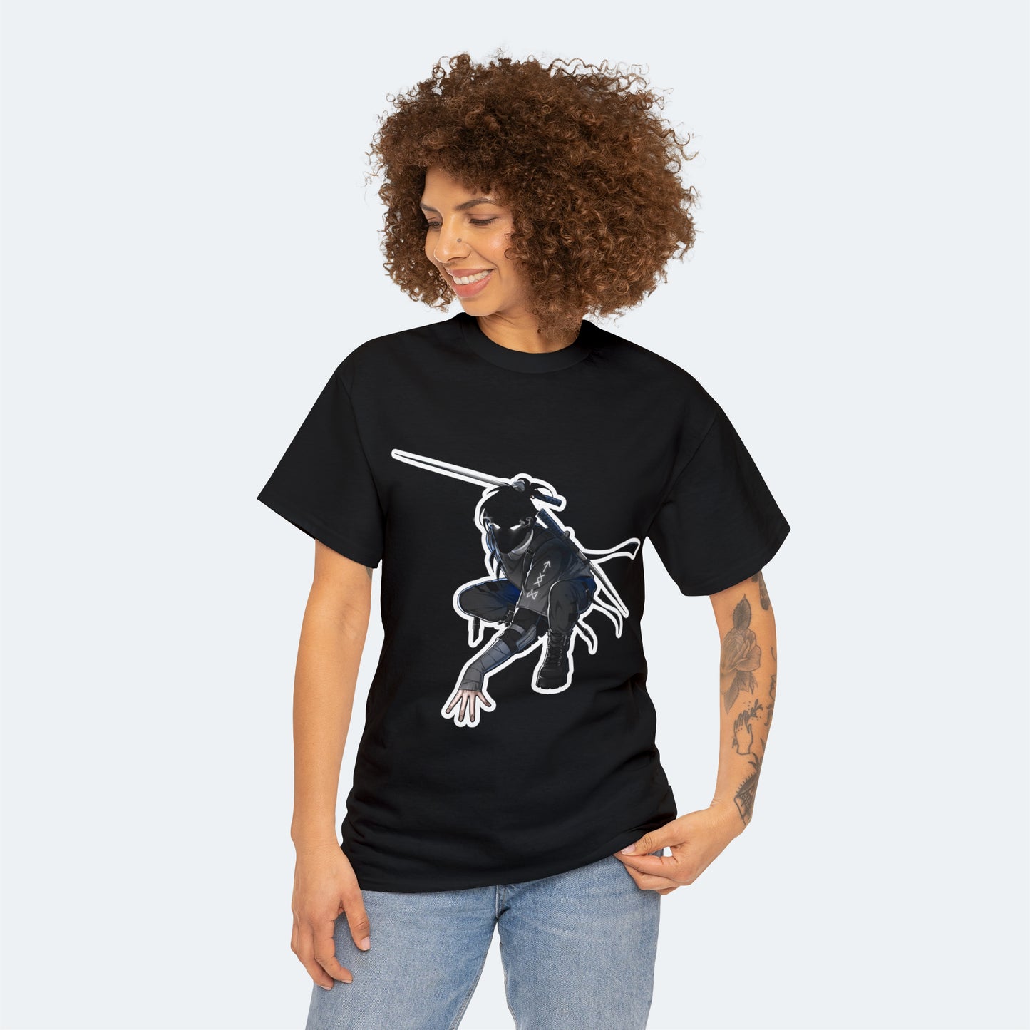 Shadowman Cotton Tee for Women