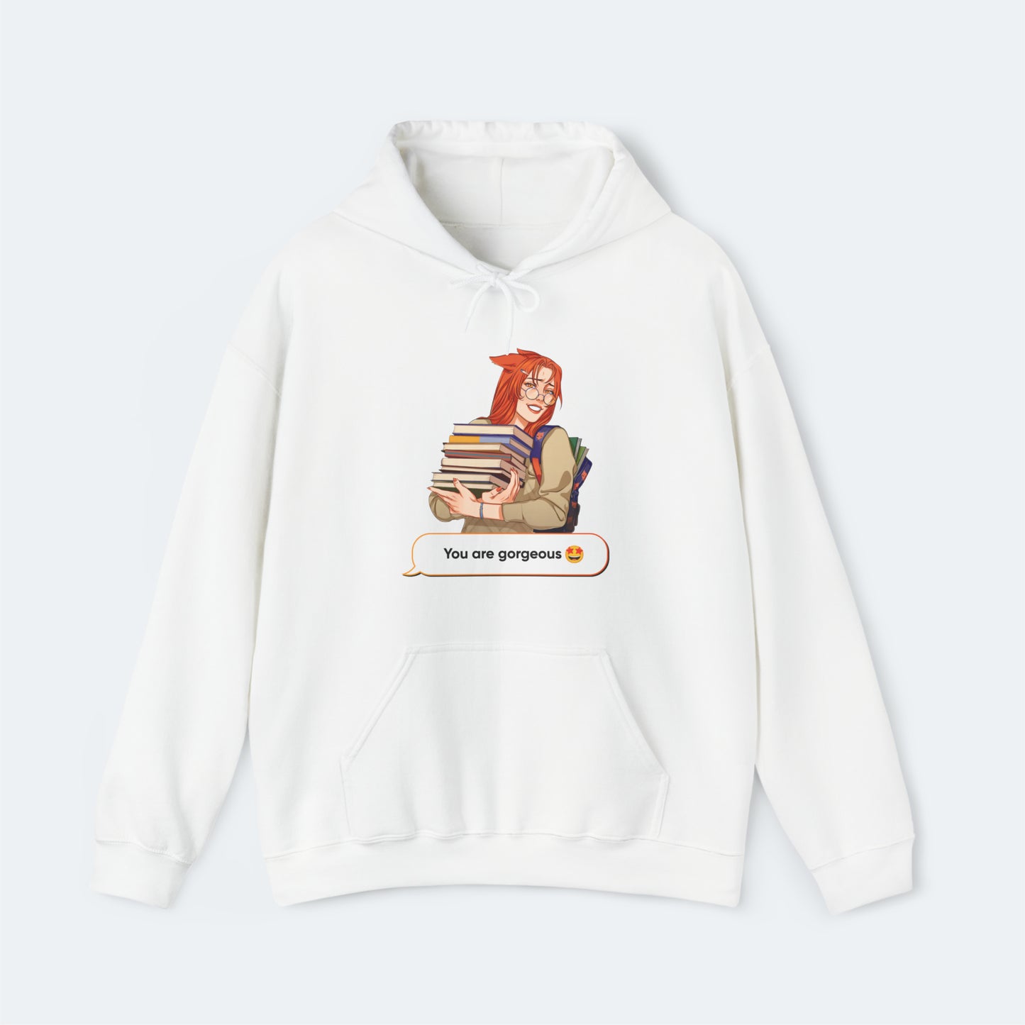 Eiko Suzuki Hooded Sweatshirt with quote for Women