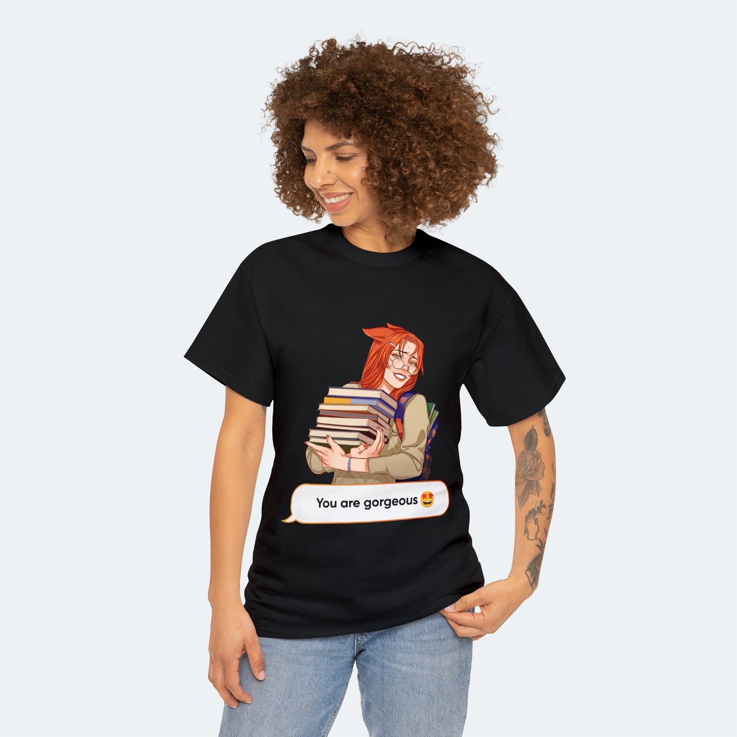 Eiko Suzuki Cotton Tee for Women with quote