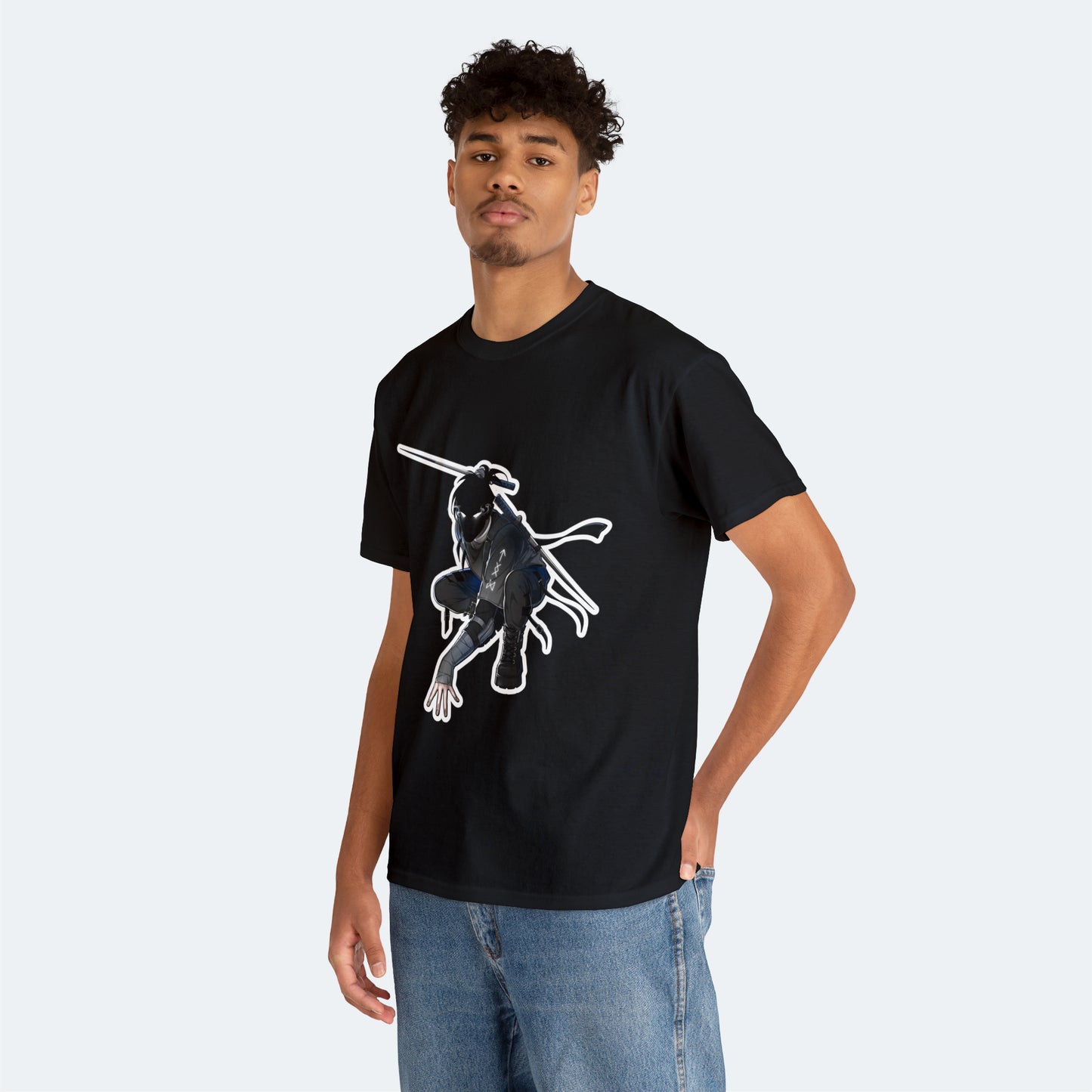 Shadowman Cotton Tee for Men