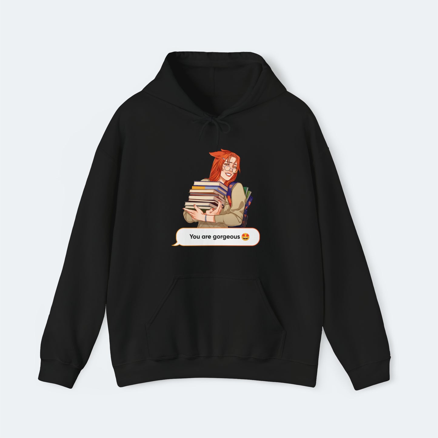 Eiko Suzuki Hooded Sweatshirt with quote for Women