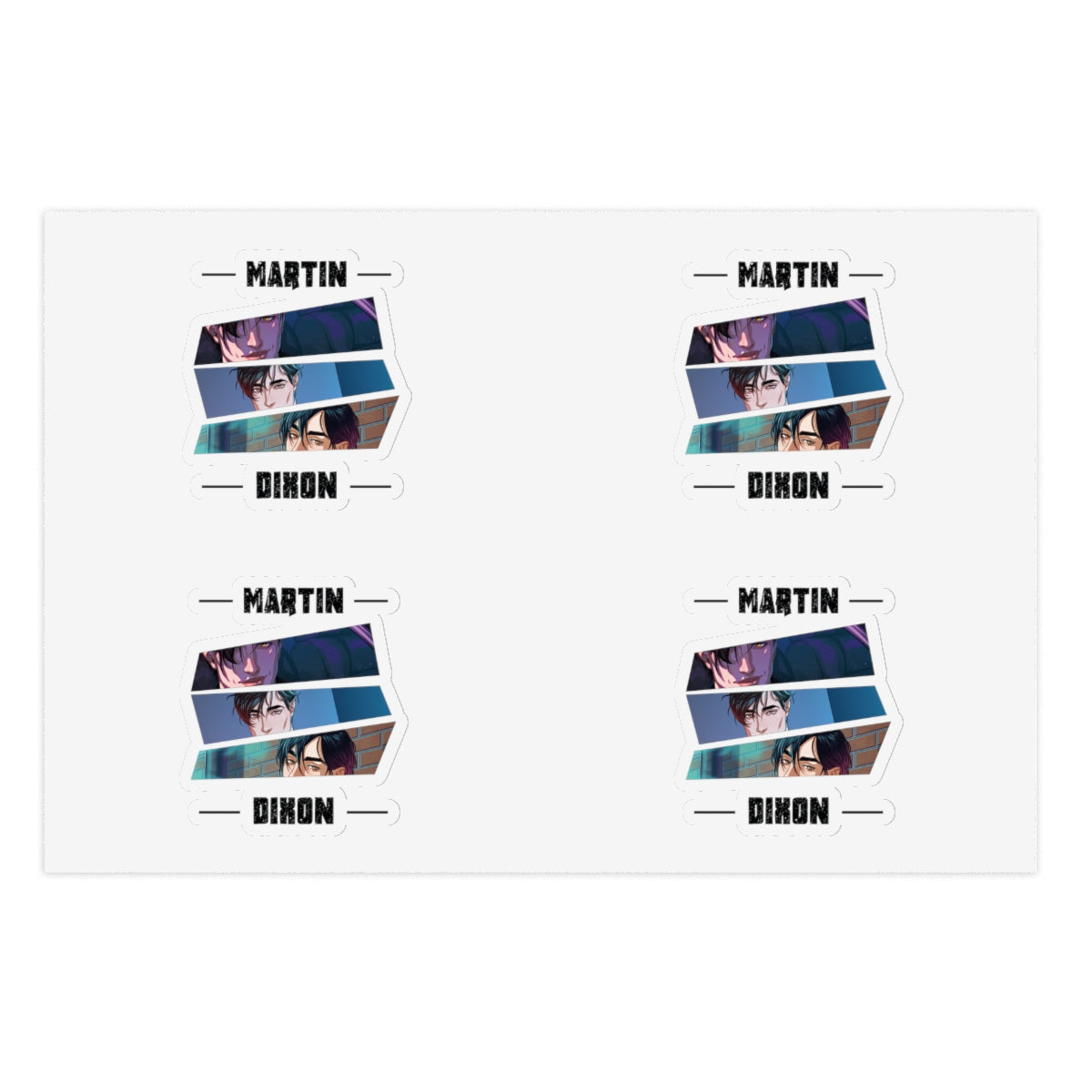 Martin Dixon Sticker Sheet