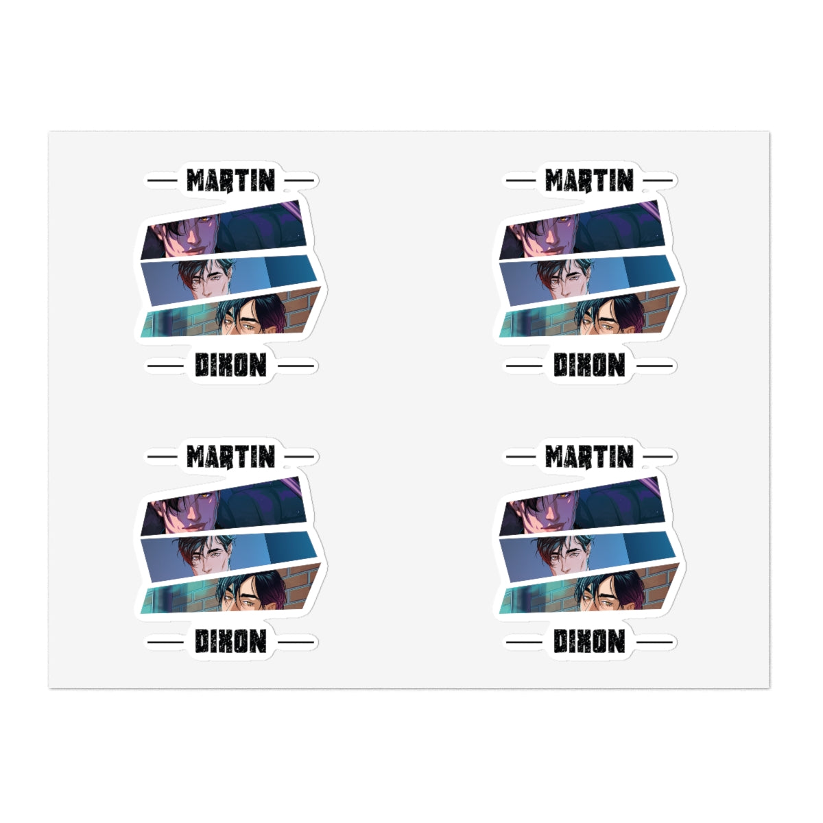 Martin Dixon Sticker Sheet